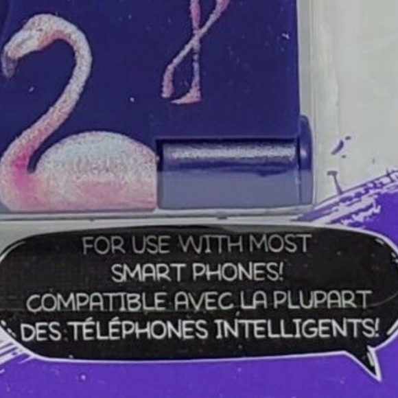 2 - Purple Pink Flamingo Design Adjustable Fits Most Smartphone Phone Kick Stand - Picture 5 of 6
